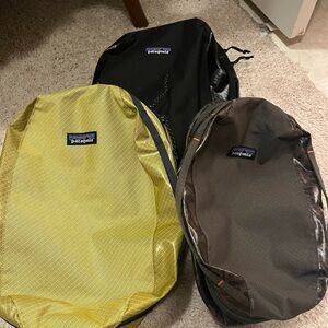 Patagonia Blackhole packing cubes with handle, 14L and 6L